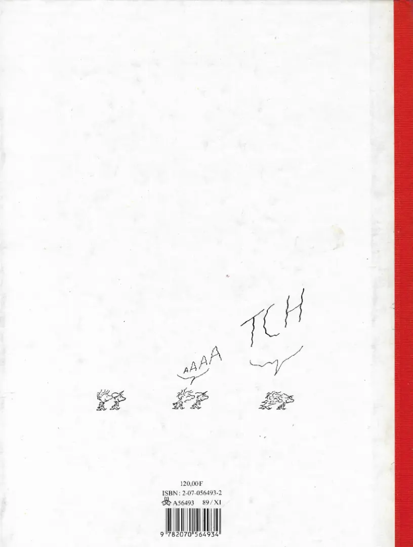 Verso de l'album Marcellin Caillou