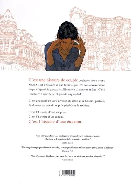 Verso de l'album L'Érection
