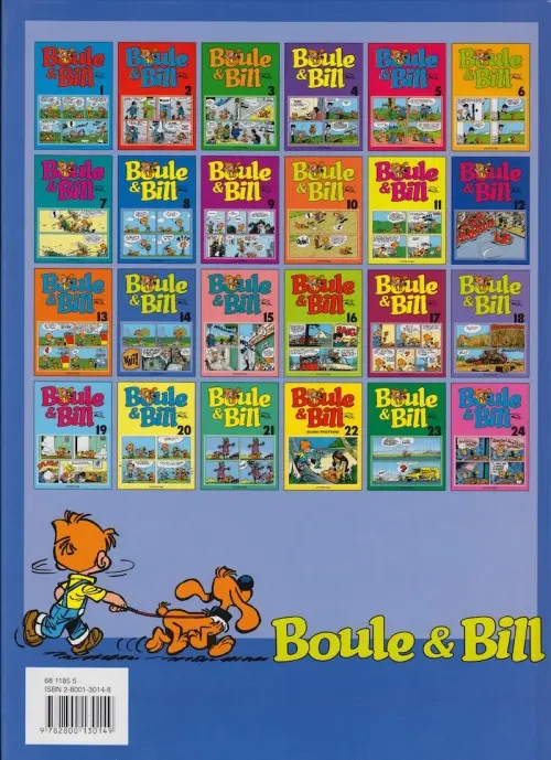 Verso de l'album Boule & Bill Tome 14
