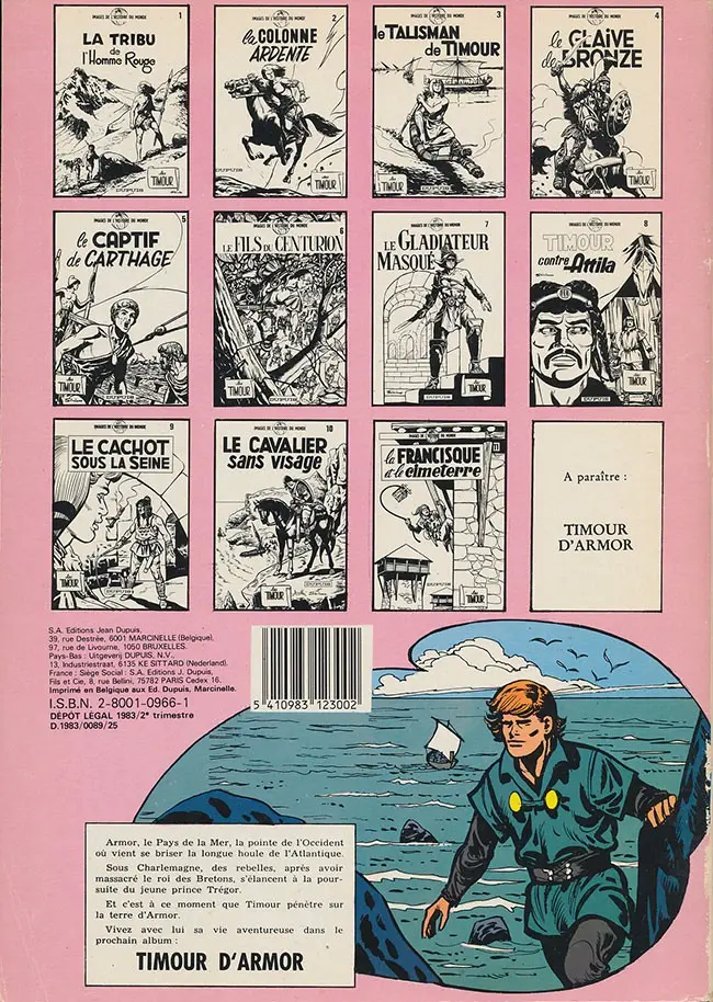 Verso de l'album Les Timour Tome 11 La francisque et le cimeterre