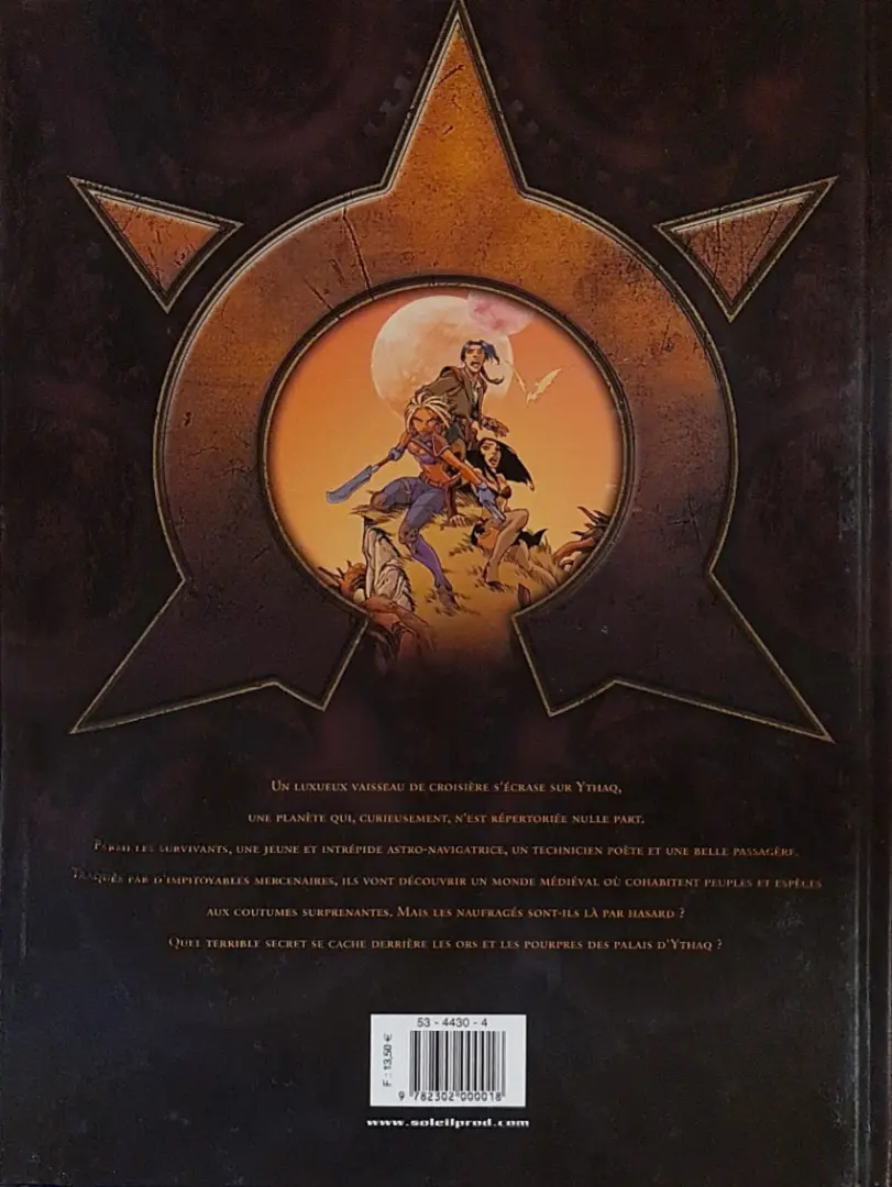 Verso de l'album Les Naufragés d'Ythaq Tome 5 L'ultime arcane