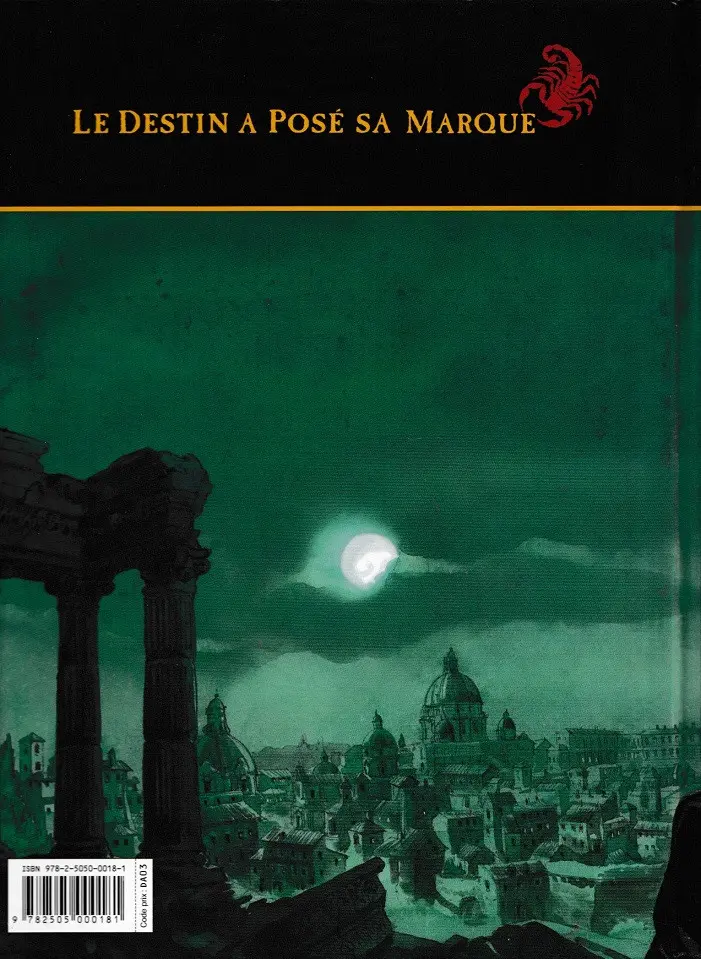 Verso de l'album Le Scorpion Tome 7 Au nom du père