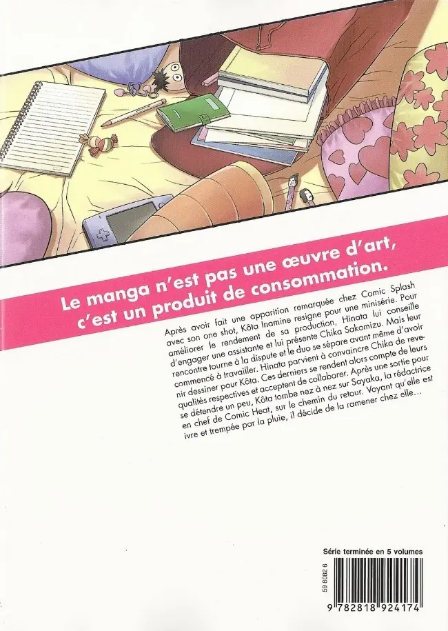 Verso de l'album Cimoc - Les Dessous du manga 3