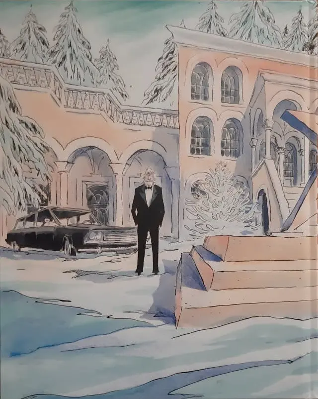 Verso de l'album Slava 1 Après la chute