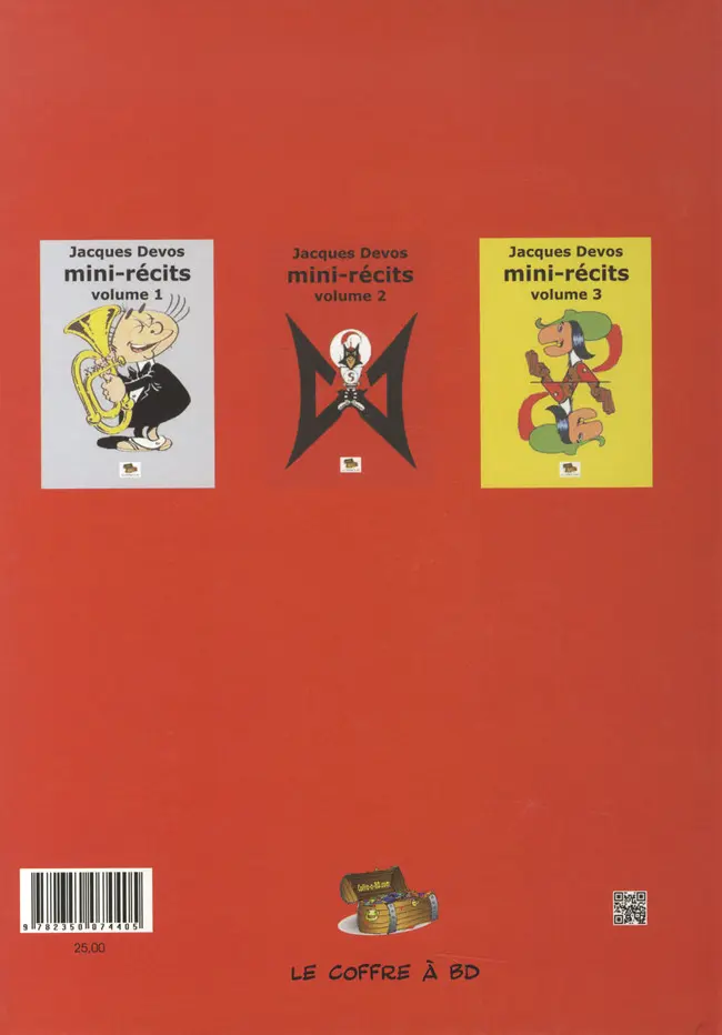Verso de l'album Mini-récits Volume 2