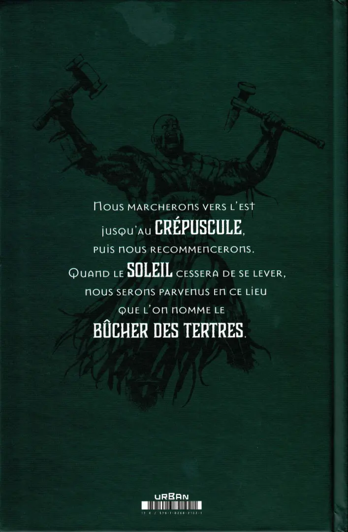 Verso de l'album Le dernier des Dieux 3