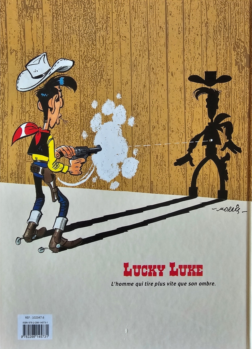 Verso de l'album Les aventures de Lucky Luke Tome 8 Un cow-boy à Paris