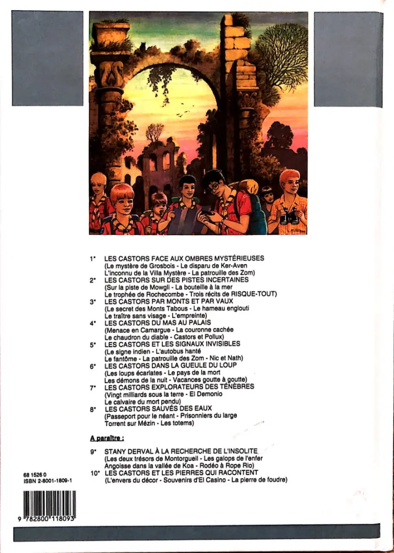 Verso de l'album Tout Mitacq Tome 3 Les Castors - Par monts et par vaux