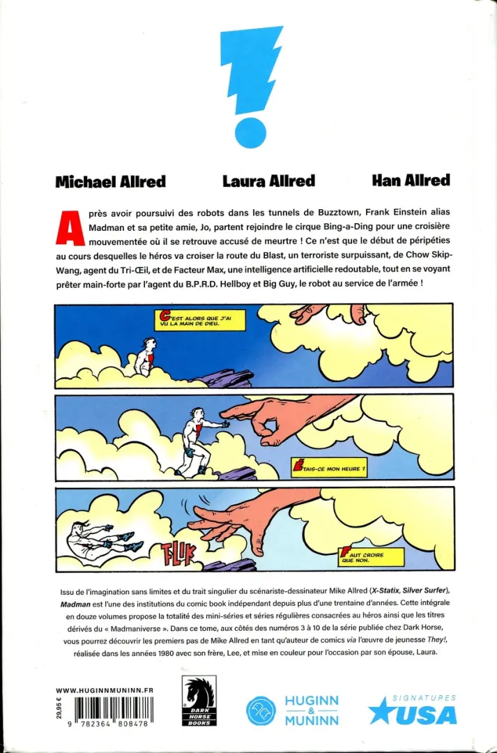 Verso de l'album Madman Intégrale 2
