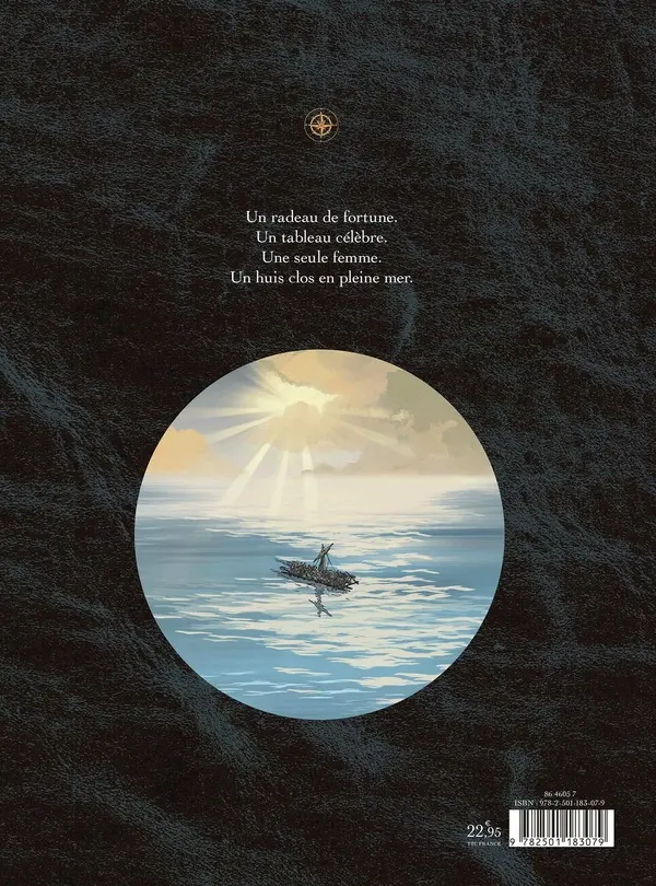 Verso de l'album L'oubliée du Radeau de la Méduse