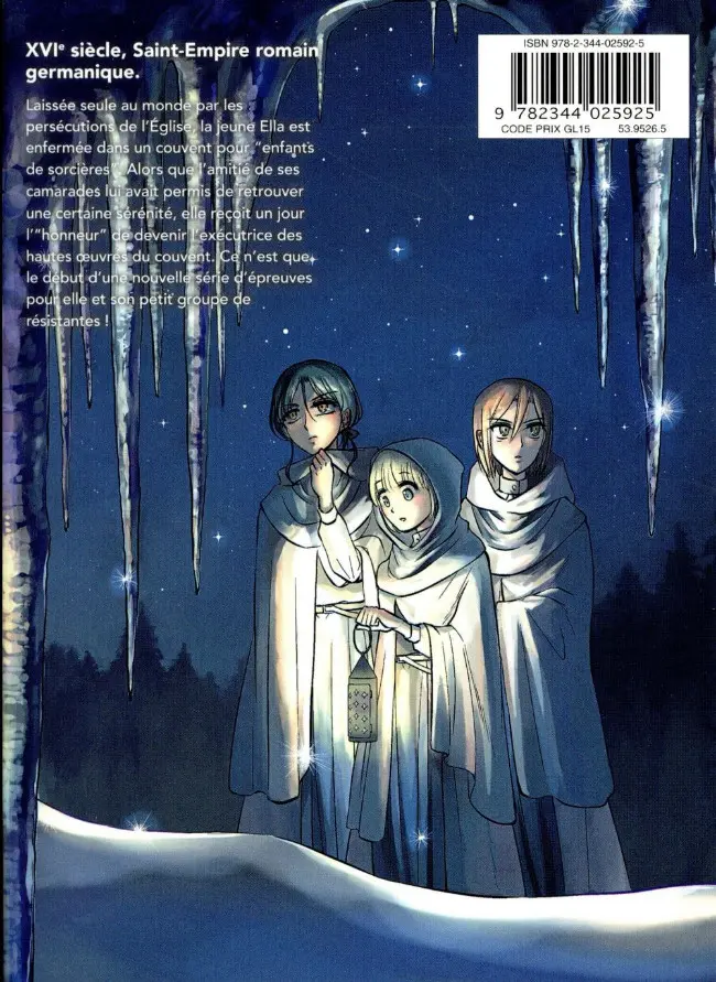 Verso de l'album Le Couvent des damnées Tome 5