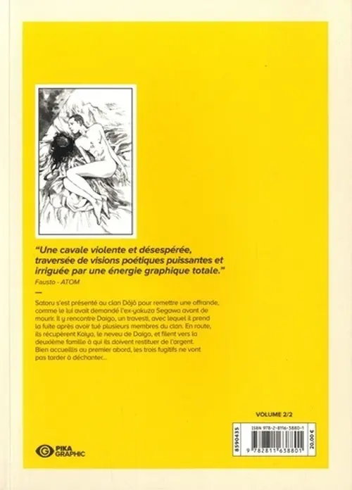 Verso de l'album Détonations Volume 2