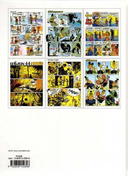 Verso de l'album Fluide Glacial - L'album Tome 9 00-1