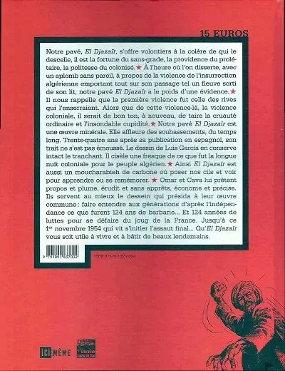 Verso de l'album El Djazaïr