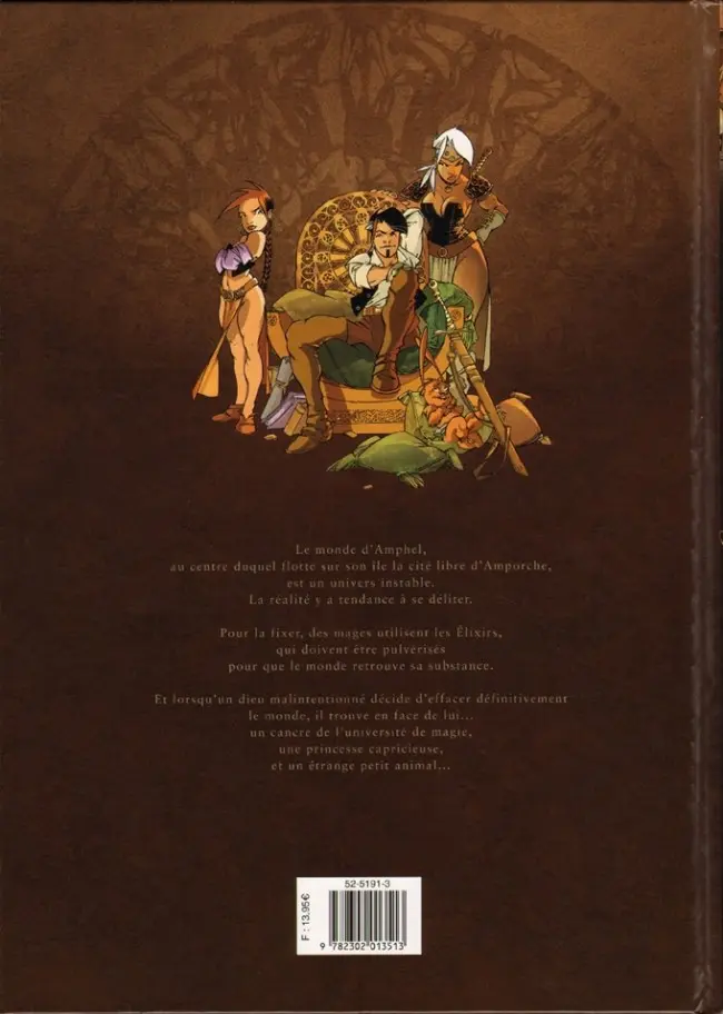 Verso de l'album Élixirs Tome 3 Le souffle du néant