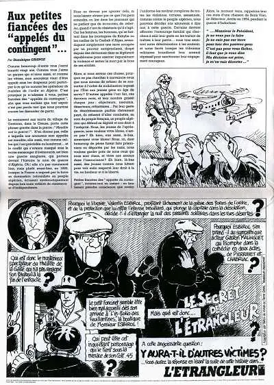 Verso de l'album L'Étrangleur Tome 1 Grève dans la police