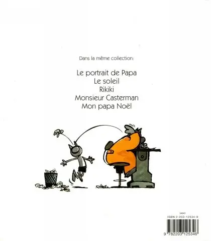 Verso de l'album Le Fils du chat Tome 4 Monsieur Casterman