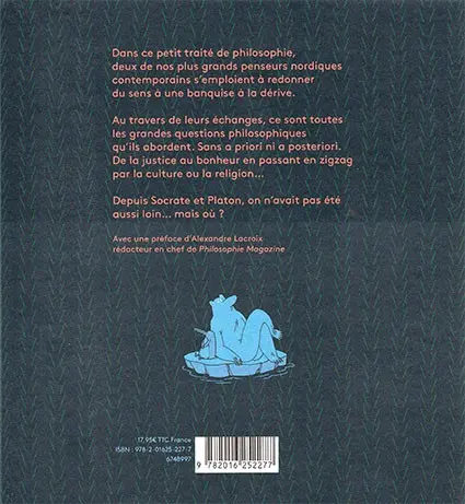 Verso de l'album À la dérive Petit traité de philosophie