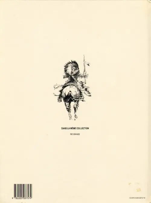 Verso de l'album L'Homme médecine