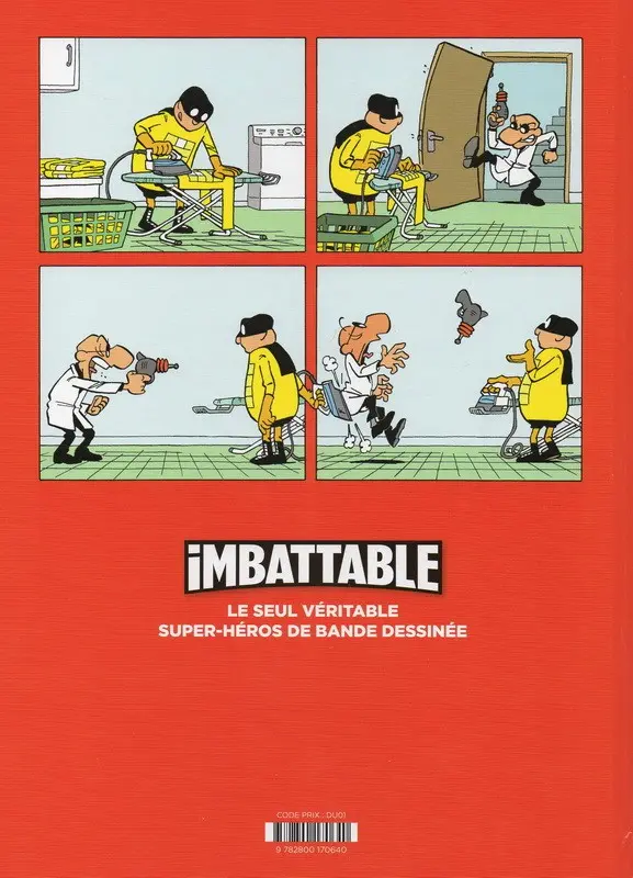 Verso de l'album Imbattable Tome 1 Justice et légumes frais