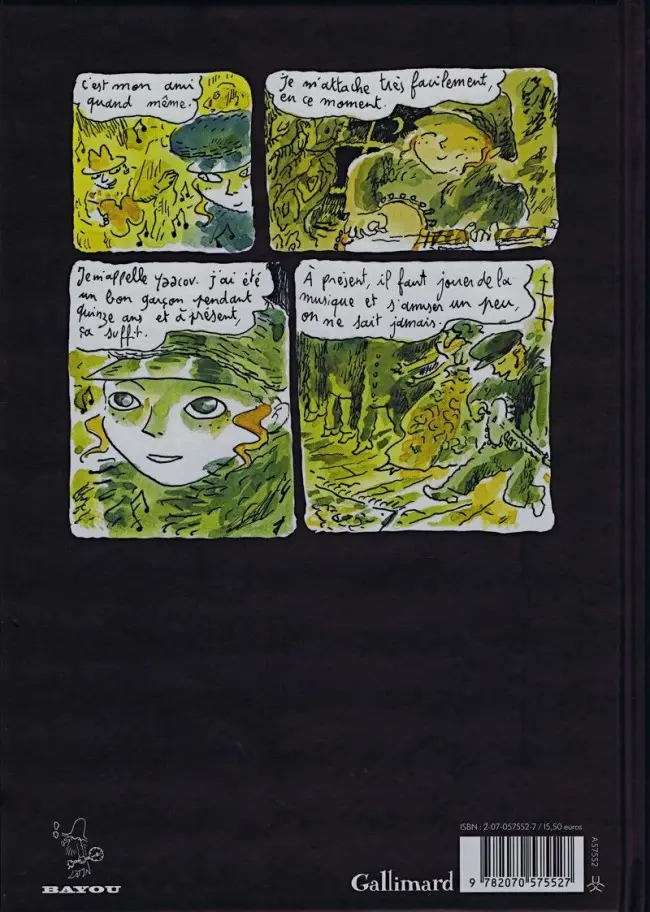Verso de l'album Klezmer Tome 2 Bon anniversaire Scylla