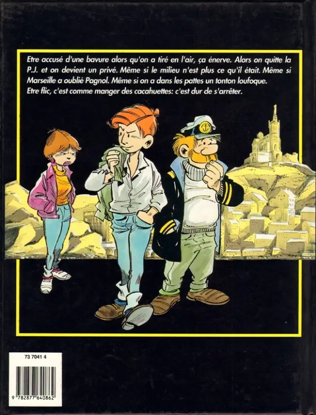 Verso de l'album Léo Loden Tome 1 Terminus Canebière