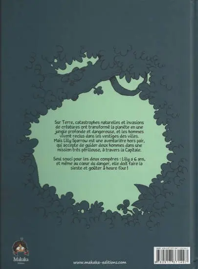 Verso de l'album Lilly Sparrow Tome 1 Lilly Sparrow contre L'apocalypse