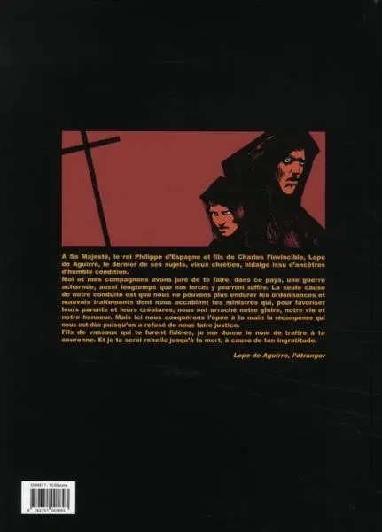 Verso de l'album Aguirre Le Principe de liberté