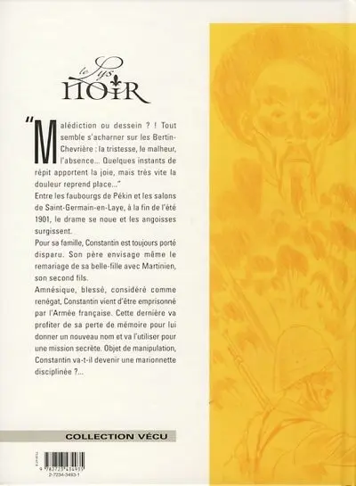 Verso de l'album Le Lys noir Tome 2 La grande muette