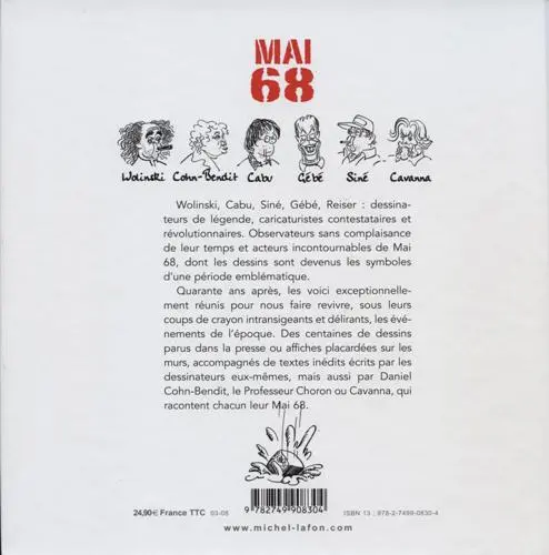Verso de l'album Mai 68