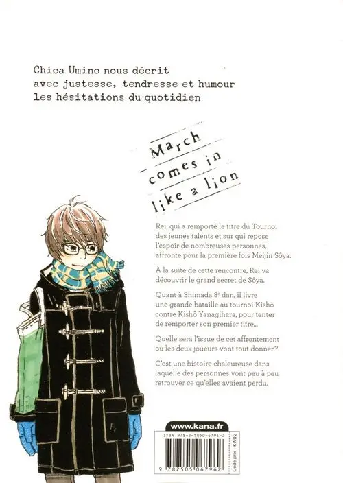 Verso de l'album March comes in like a lion 8