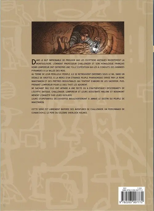 Verso de l'album Les Mondes perdus de Conan Doyle Tome 2 Le royaume des morts