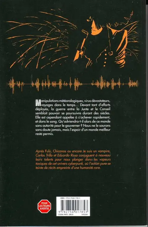 Verso de l'album Point de rupture Volume 4