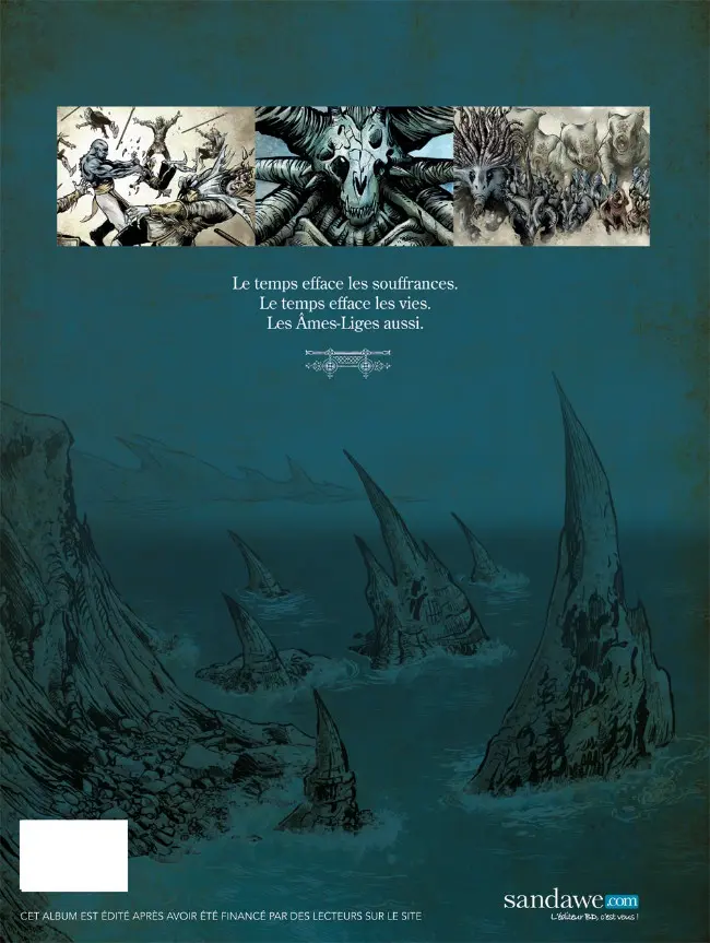 Verso de l'album Ames-Liges