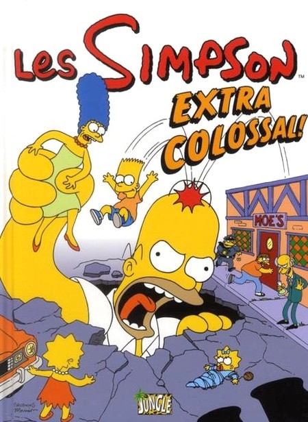 Couverture de l'album Les Simpson Tome 9 Extra colossal !