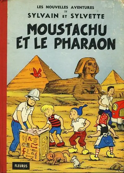 Couverture de l'album Sylvain et Sylvette (Les nouvelles aventures de) Tome 7 Moustachu et le pharaon