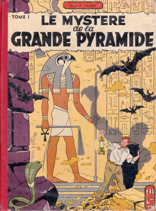 Couverture de l'album Blake et Mortimer Tome 3 Le Mystère de la Grande Pyramide - Tome I