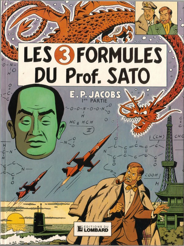 Couverture de l'album Blake et Mortimer Tome 10 Les 3 Formules du Prof. Sato - 1re partie