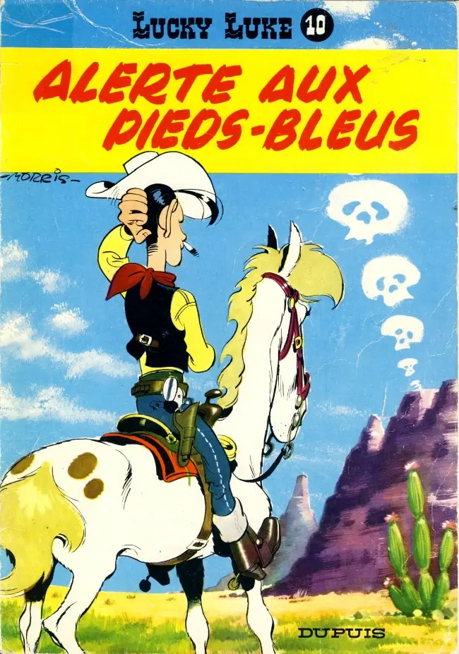 Couverture de l'album Lucky Luke Tome 10 Alerte aux Pieds-Bleus