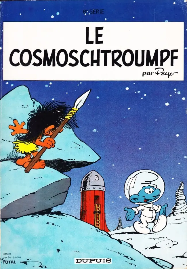 Couverture de l'album Les Schtroumpfs Tome 6 Le cosmoschtroumpf