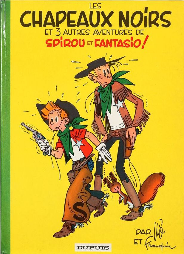 Couverture de l'album Spirou et Fantasio Tome 3 Les chapeaux noirs
