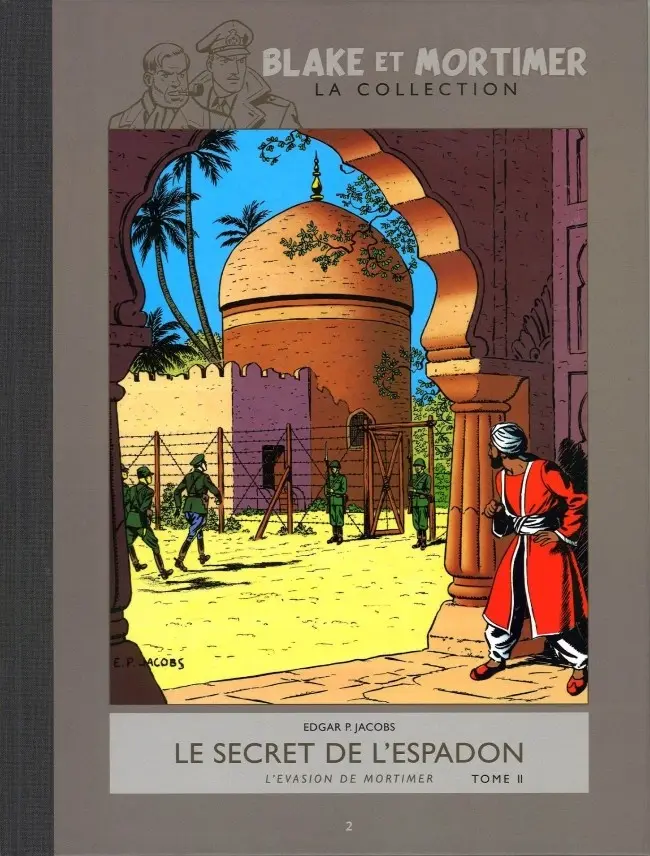 Couverture de l'album Blake et Mortimer La Collection Tome 2 Le Secret de l'Espadon - Tome II - L'Évasion de Mortimer
