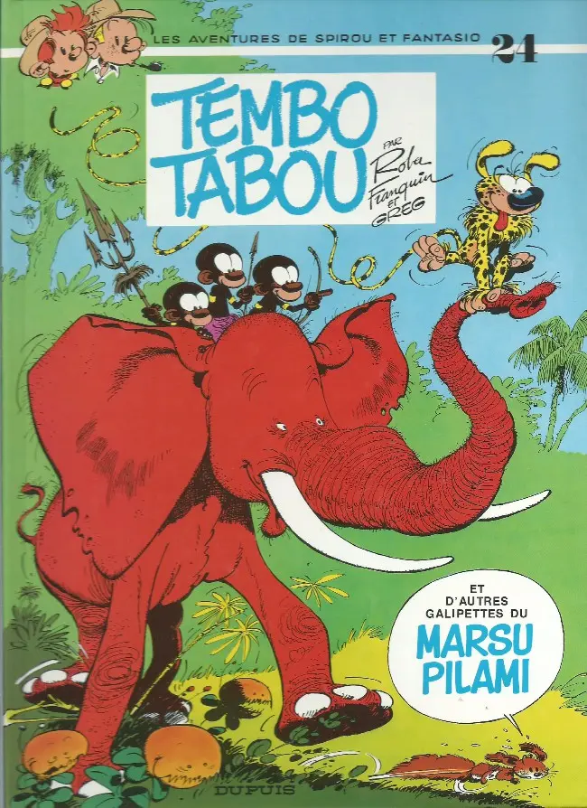 Couverture de l'album Spirou et Fantasio Tome 24 Tembo Tabou
