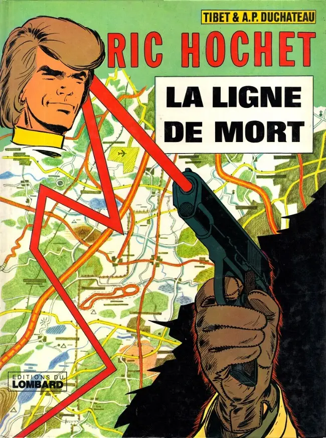 Couverture de l'album Ric Hochet Tome 23 La ligne de mort