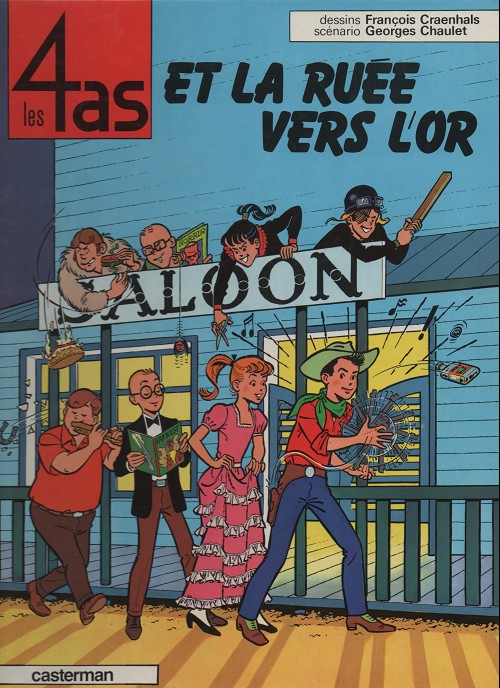 Couverture de l'album Les 4 as Tome 11 Les 4 as et la ruée vers l'or