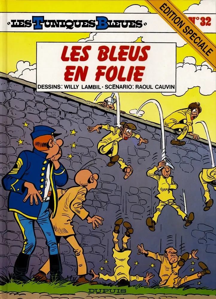 Couverture de l'album Les Tuniques Bleues Tome 32 Les Bleus en folie