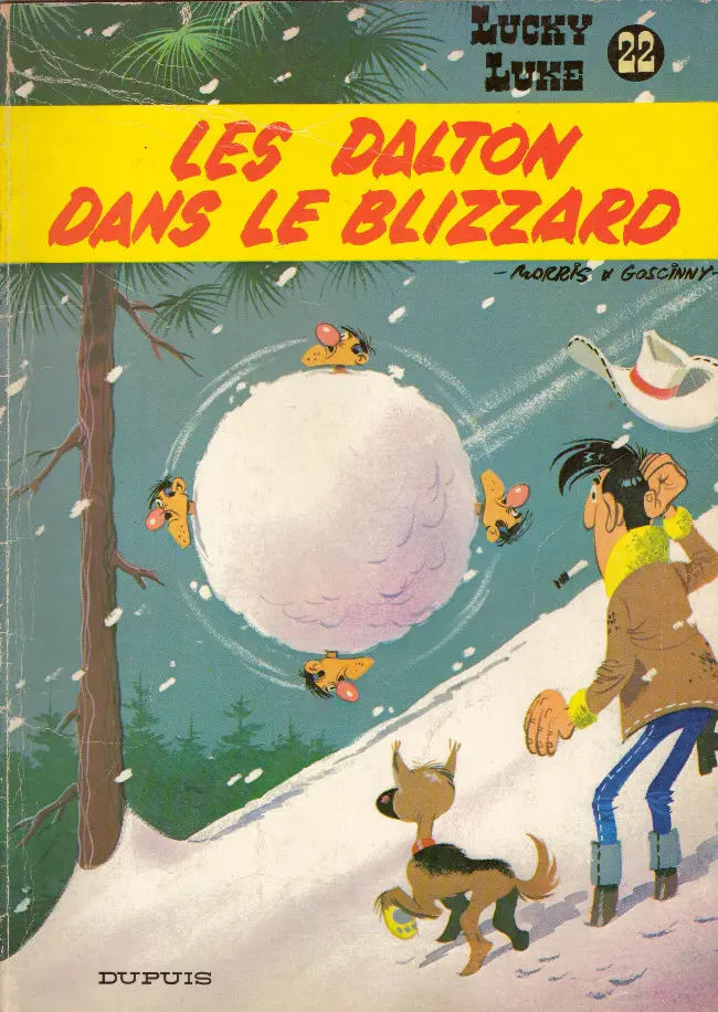 Couverture de l'album Lucky Luke Tome 22 Les Dalton dans le blizzard