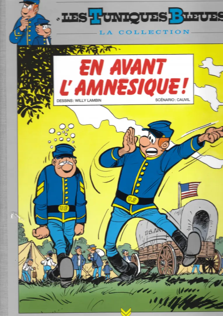 Couverture de l'album Les Tuniques Bleues La Collection (Hachette) Tome 23 En avant l'amnésique
