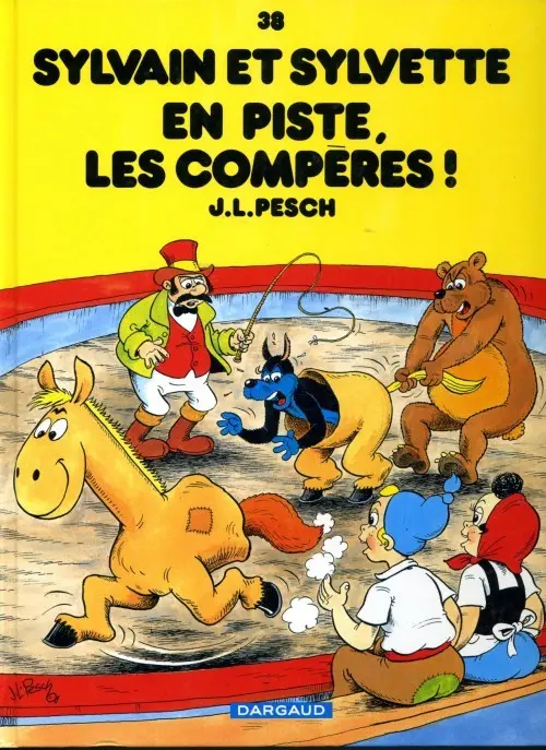 Couverture de l'album Sylvain et Sylvette Tome 38 En piste les Compères !