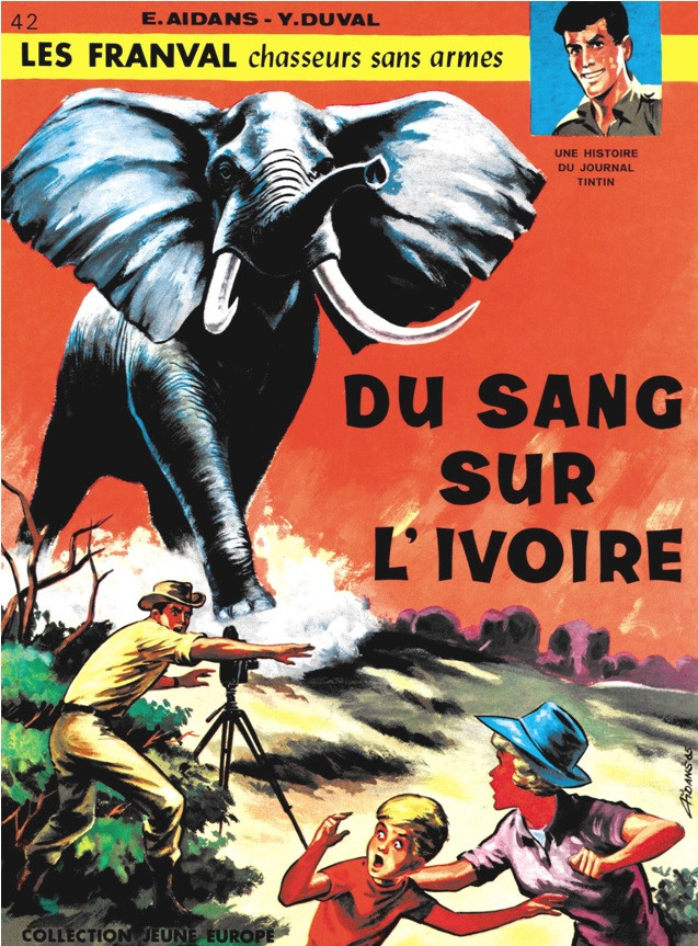 Couverture de l'album Les Franval Tome 1 Du sang sur l'ivoire